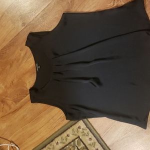 Notations black sheer top size XL